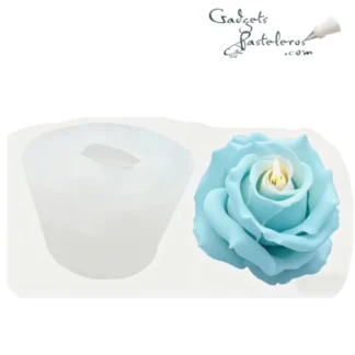 Molde Silicona Rosa pétalos 4 cm de diametro ref 02