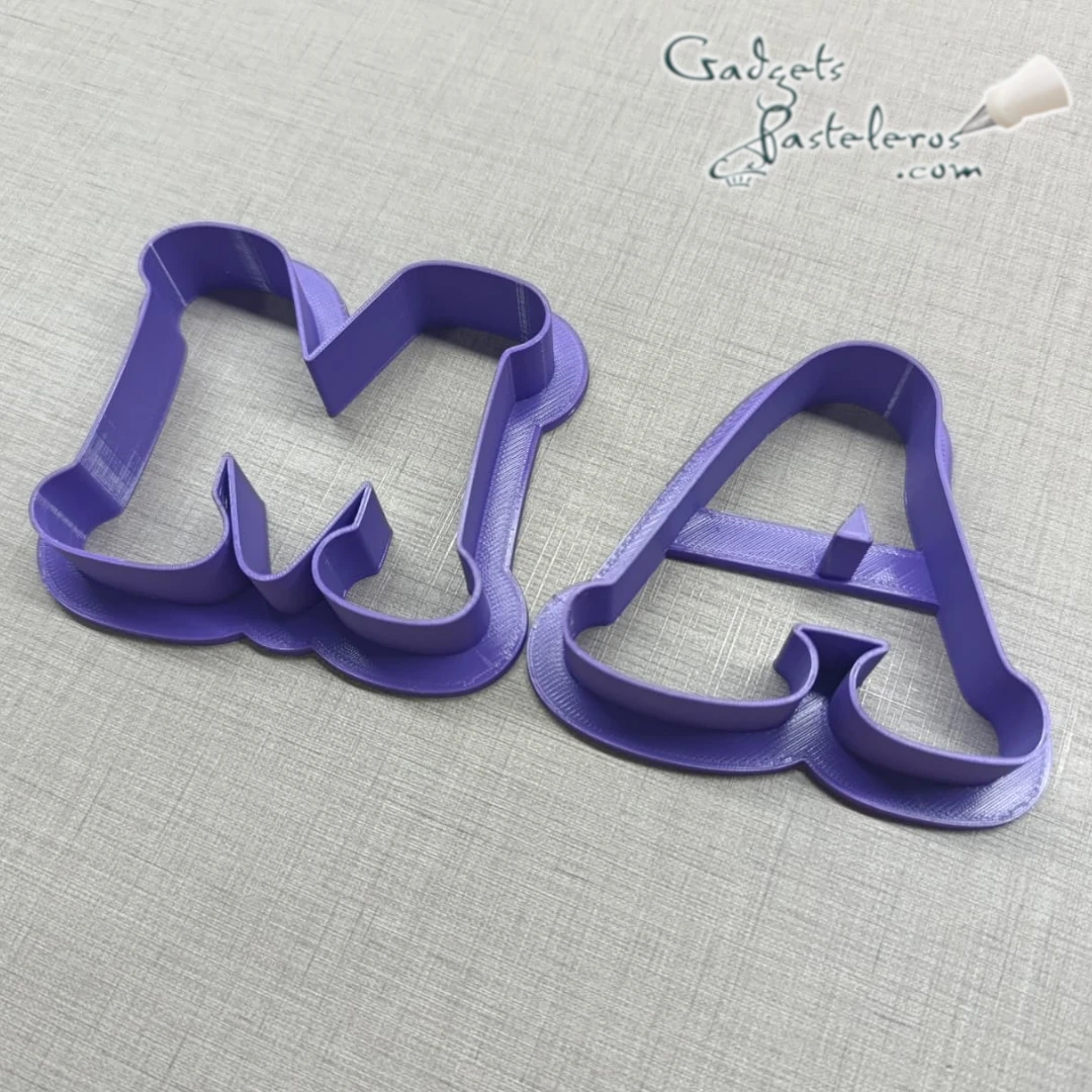 Set x 3 Cortadores Plásticos grandes Letras MAP - Imagen 7