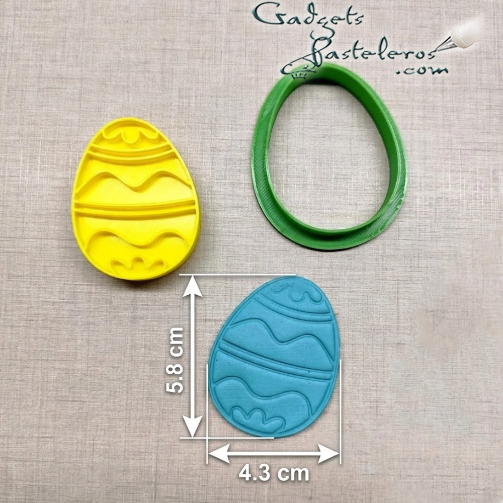 Pack x 4 Cortadores + Sellos Pascua: Conejo, Pollito, Huevo y Zanahoria - Imagen 10